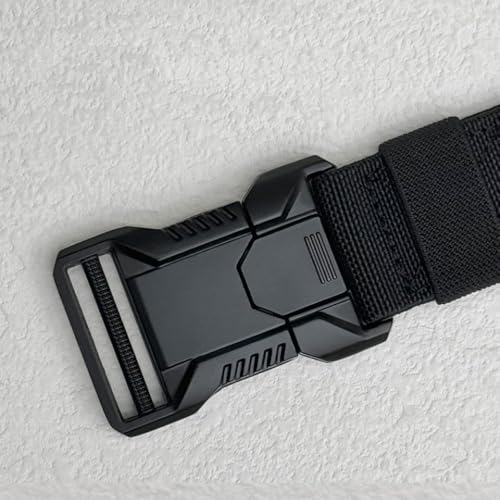 Stretch Tactical Belt for Men, Military Work Rigger Hiking 1.5" Elastic Nylon Web Ratchet Quick Release Belt