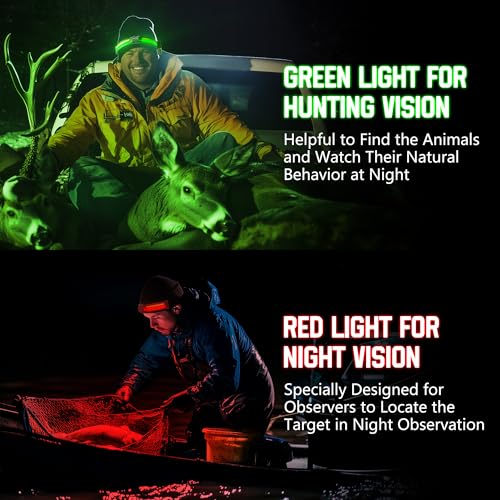 EGUKU Rechargeable Headlamp Beanie, 1200Lumens Bright Beanie with Light, 260°Wide Beam Unisex Hat Headlamp 14 Modes, Motio...