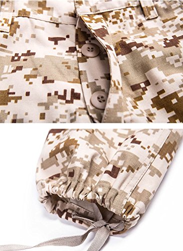H World Shopping Tactical Airsoft Kids Clothing Children BDU Hunting Military Camouflage Combat Uniform Suit ACU, 120
