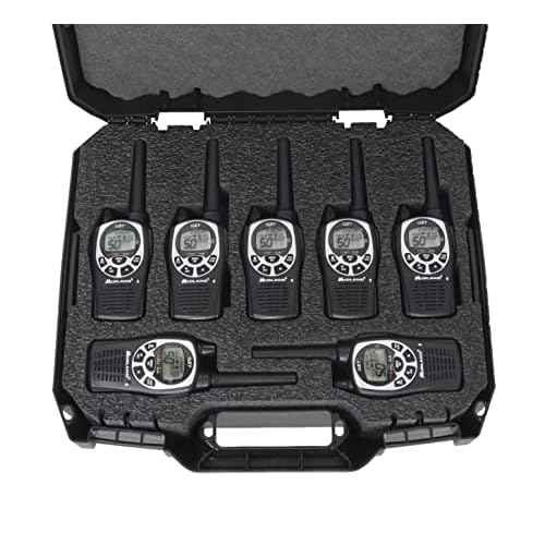Case Club Travel Case - Fits 14 Midland GXT 1000 GMRS Radios or a Combination of Two-Way Radios and Chargers - Rugged Hard-Sided Walkie Talkie Carry & Storage Case for Your Midland Handheld Radios