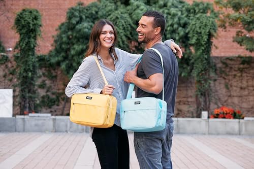 PackIt Freezable Zuma Can Cooler, Built with EcoFreeze Technology, Collapsible, Reusable, Zip Closure with Adjustable Shou...
