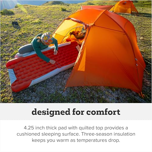 Big Agnes Rapide SL - Insulated Sleeping Pad, Ultralight, All Season Compact Backpacking and Hiking, Pumphouse Sack Includ...
