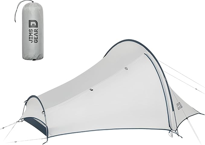 Naturehike Ultralight Solo Tunnel Tent - 1/2 Person Waterproof Tent with Lightweight Aluminum Pole, for Camping, Backpacki...