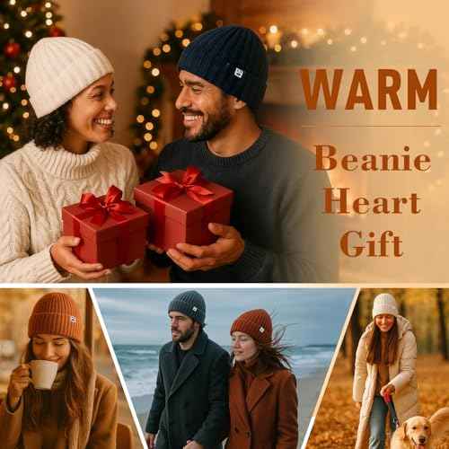 TOP-EX PolarWool¢â L/XL/XXL 100% Merino Wool Beanie Fleece Lined Hat Watch Cap for Cold Weather Winter Warm