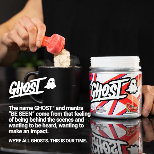 GHOST Burn Weight Management Powder, Guava Berry (60 Servings) - Metabolism & Energy Support Supplement for Men & Women - ...