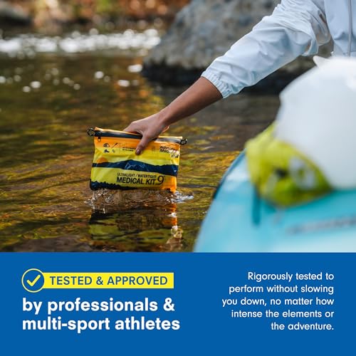 Adventure Medical Kit Ultralight/Watertight Medical Kit .9 - Up to 4 People, Up to 4 Days - Includes Bandages, Blister Ess...
