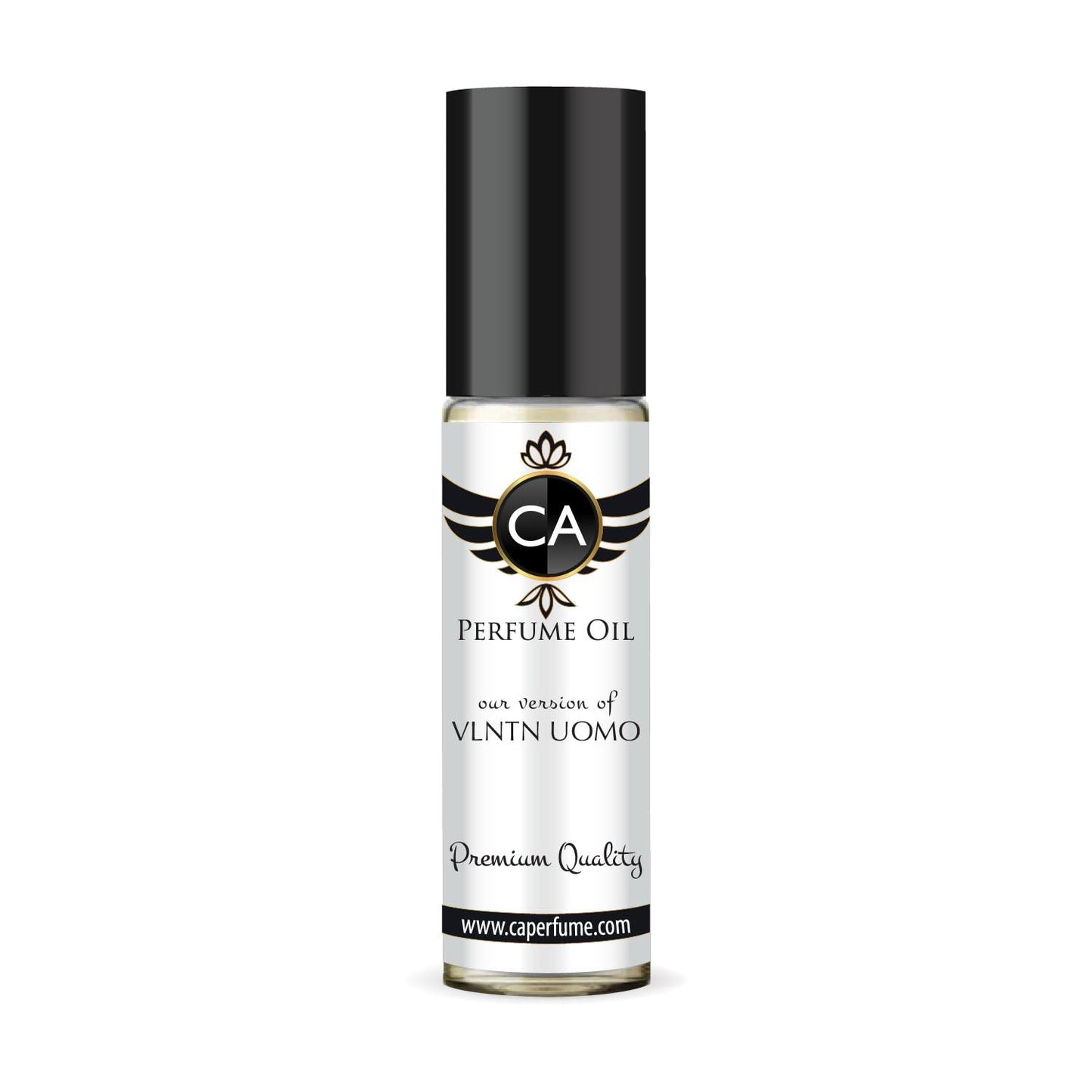 CA Perfume Impression of Vlntn Uomo for Men Perfume Oil Leather Scent Long Lasting Cologne for Men Travel Size TSA Ready Mini Parfum Body Oil Roll-on 0.33 Fl Oz 10ml