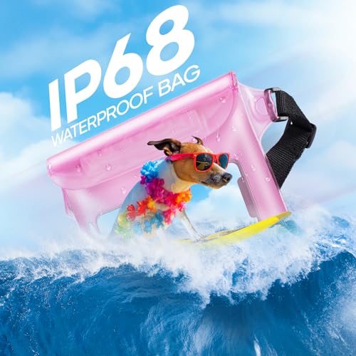 Waterproof Fanny Pack for Women, Waterproof Pouch for Phone Passport Purse, Beach Accessories Dry Bag, Floating Water proo...