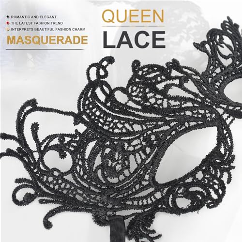 MYMENU Masquerade Masks for Women Couple Men Venetian Mask Halloween Carnival Mask for Party Prom Costume