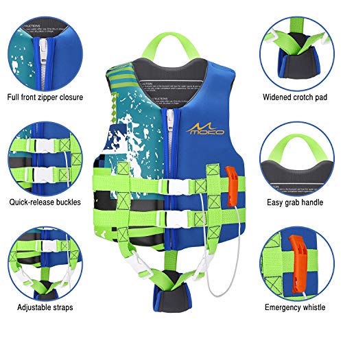 MoKo Swimming Vest for Kids 46-77 lbs, Clearance Children Swim Vests Water Activity Equipment Cute Pattern Watersports Swi...