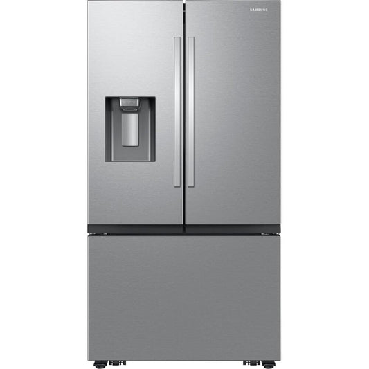 Samsung 31 cu. ft. Mega Capacity 3-Door French Door Refrigerator with Four Types of Ice, Stainless Steel, RF32CG5400SRAA