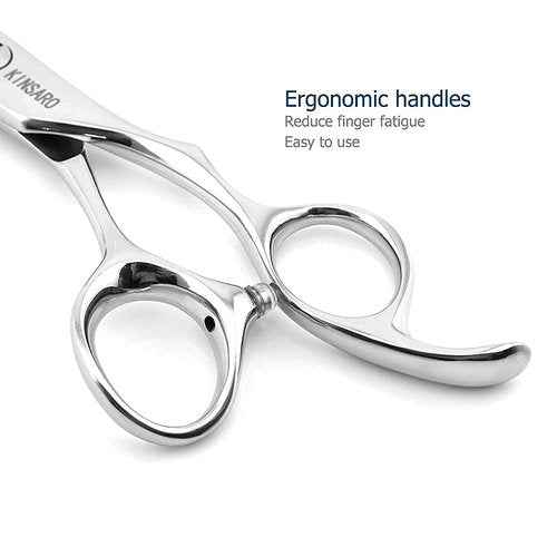 Barber Scissors Set Hair Scissor Set 6 Inch Hair Shears Professional Haircut Scissors Thinning Shear Japan 440C Kinsaro