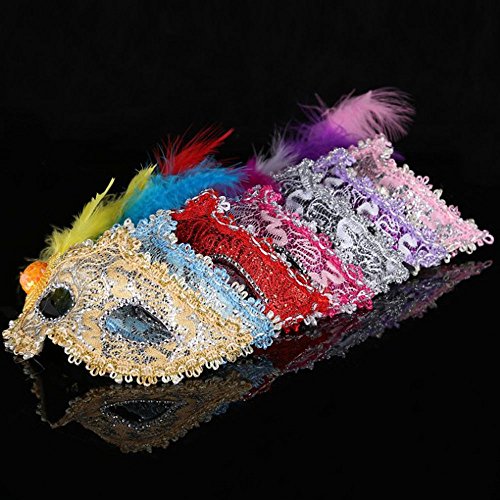 Masquerade Mask for Women Venetian Masks Christmas Women Flower Half-face Masks Eye mask Cosplay Lace mask