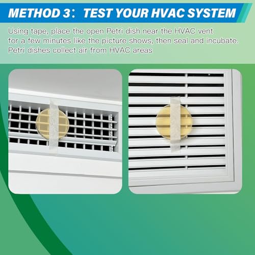 Mold Test Kit for Home - 12 Simple Detection Tests,Test HVAC System,Home Surfaces,& Indoor Air Quality Testing Kits,DIY Mo...