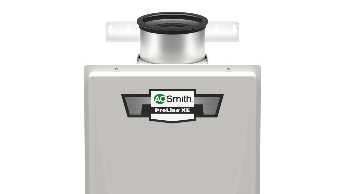 A. O. Smith Tankless Water Heater Gas - On Demand Hot Water - Indoor - 8 GPM - Non-Condensing Natural Gas with X3 Scale Prevention Technology - 190,000 BTU ProLine XE Concentric Vent - ATI-310CX3