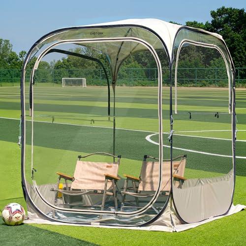 East Oak Weather Sports Tent for Fishing, Sports Event | Pop Up Bubble Tent Instant Sun & Rain Shelter | No Condensation, ...