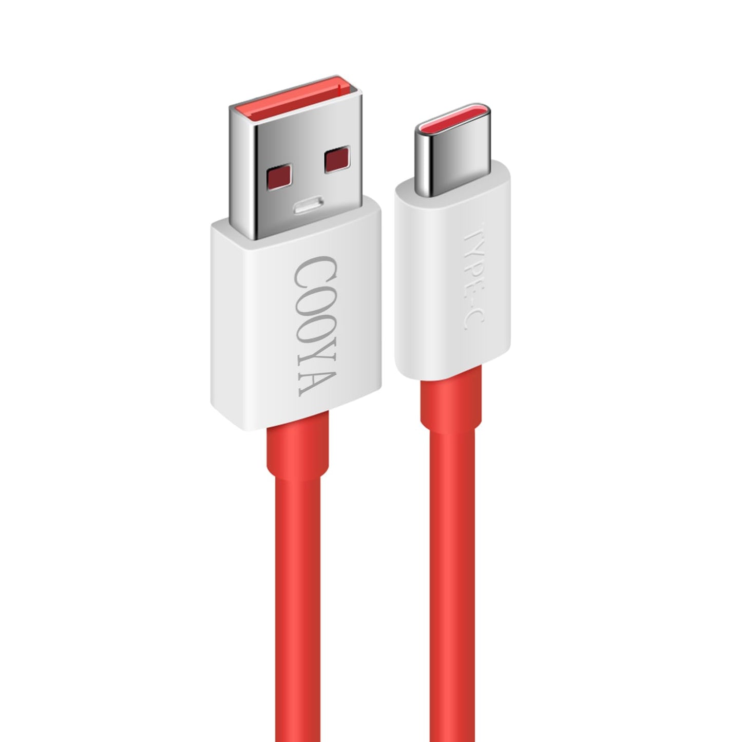 Cooya Dash Charge Cable For Oneplus 7 Pro 8 7T 6, Warp Charging Cable 5V 4A Type C Cable 6Ft Usb C Cable 80W For Supervooc Charg