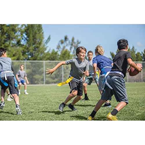 SKLZ 10 Man Flag Football + End Zone Pylons, Complete Indoor & Outdoor Training Set