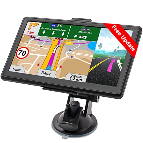 GPS Navigator for Car with 2025 US/CA/MX Offline Maps Free Update, 7 Inch Car GPS Navigation System for Vehicles RV Semi T...