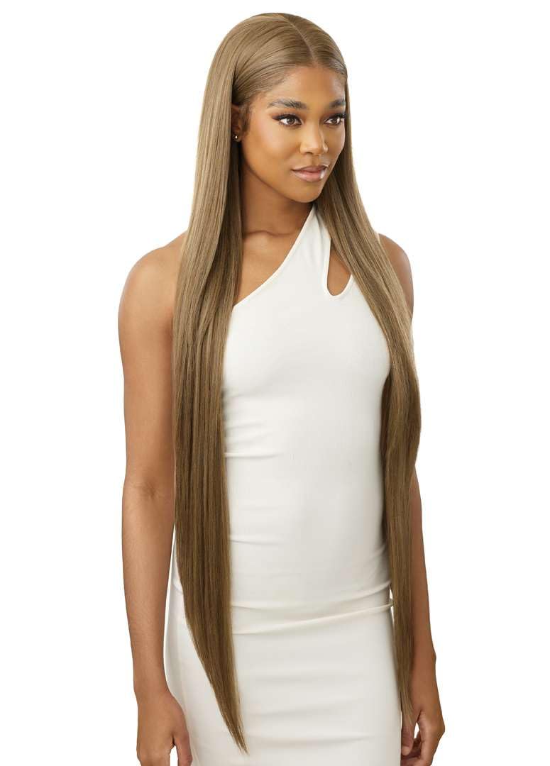 Outre Lace Front Wig - Melted Hairline - Kaymore (DRFF2/HONEY AMBER BROWN)