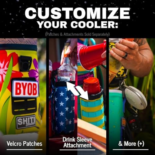 SHITI Coolers Cooler for Camping, Travel, Beach, Soft Lunch Box for Food, Drinks & Ice, Portable, Waterproof 24 Hr Insulat...