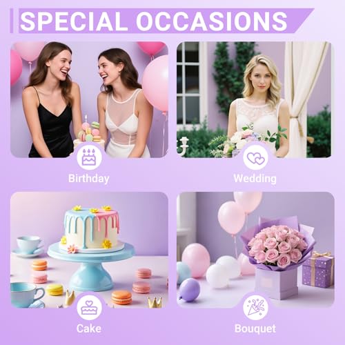 Queenship Crown for Women, Crystal Queen Crown for Birthday Costume Party Celebration (C#-Purple)
