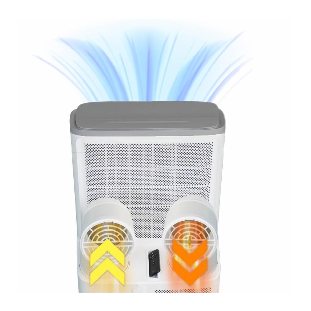 Friedrich ZHV16DA 16000 BTU ZoneAire Premier Inverter Portable Air Conditioner with Dual Hose System and 9000 BTU Heat Pump