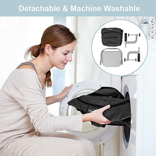 Hook On High Chair, Jozzve Baby High Chair, Portable High Chair for Travel, Foldable Fast Table Chair with Storage Bag, Ba...