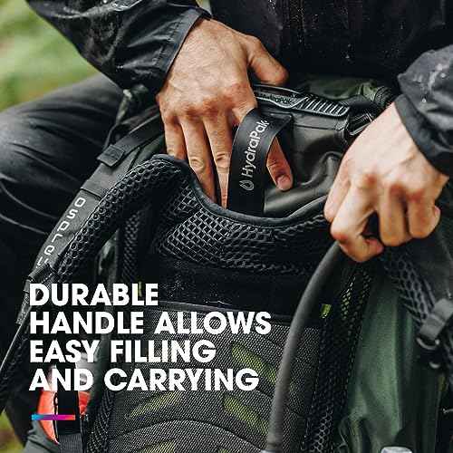 Hydrapak Force Ultra-Durable Water Bladder/Reservoir for Hydration Backpacks, 2L or 3L, Insulated Tube, Safe & Reliable