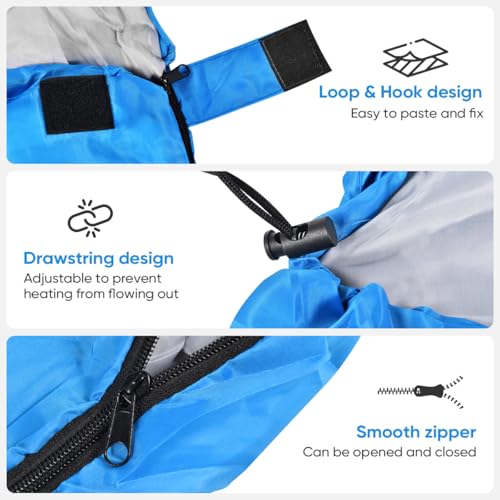 OBTANIM Sleeping Bags Portable Waterproof Camping Sleeping Bag for Adults Kids 4 Seasons Cold Weather or Warm Backpacking ...