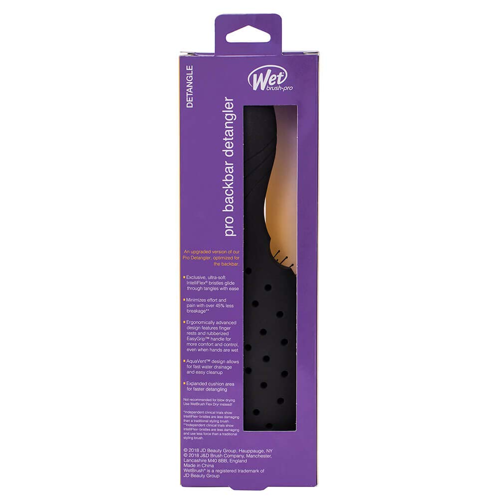 Wet Brush Backbar Detangler, Black