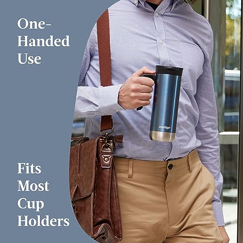 Contigo Superior 2.0 Stainless Steel Travel Mug with Handle Leak-Proof Lid Double-Wall Insulation for Hot & Cold Beverage...