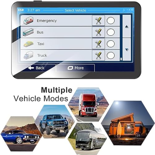 GPS Navigator for Car Truck RV- Navigation System 9 Inchs Touchscreen Navigator with 2025 US/CA/MX Maps, Free Lifetime Upd...