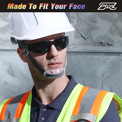28 Pack Safety Glasses (Bulk Pack of 24+4) Unisex Black Tinted Anti-Scratch Protective Goggles Impact Resistant Lens Eyewe...