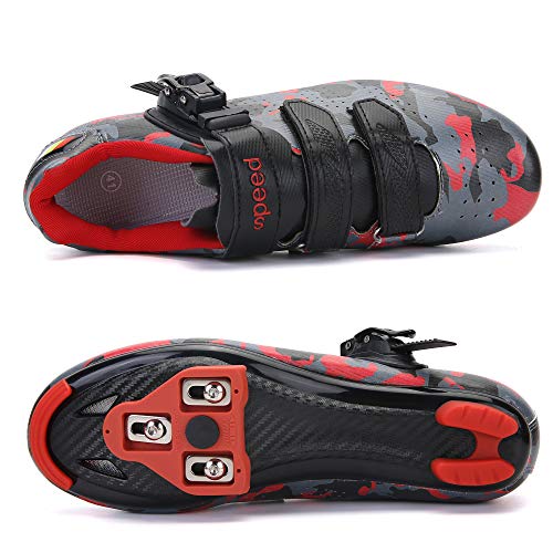 Unisex Cycling Shoes Compatible with pelaton Indoor Road Bike Riding Shoes for Men and Women Delta Cleats Clip Outdoor Pedal