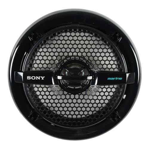Sony XS-MP1611 Dual Cone Marine Speakers, Black