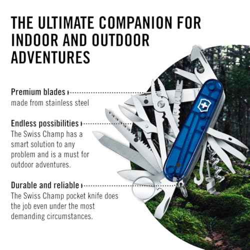 Victorinox Swisschamp Multi-Tool (Sapphire), 91mm