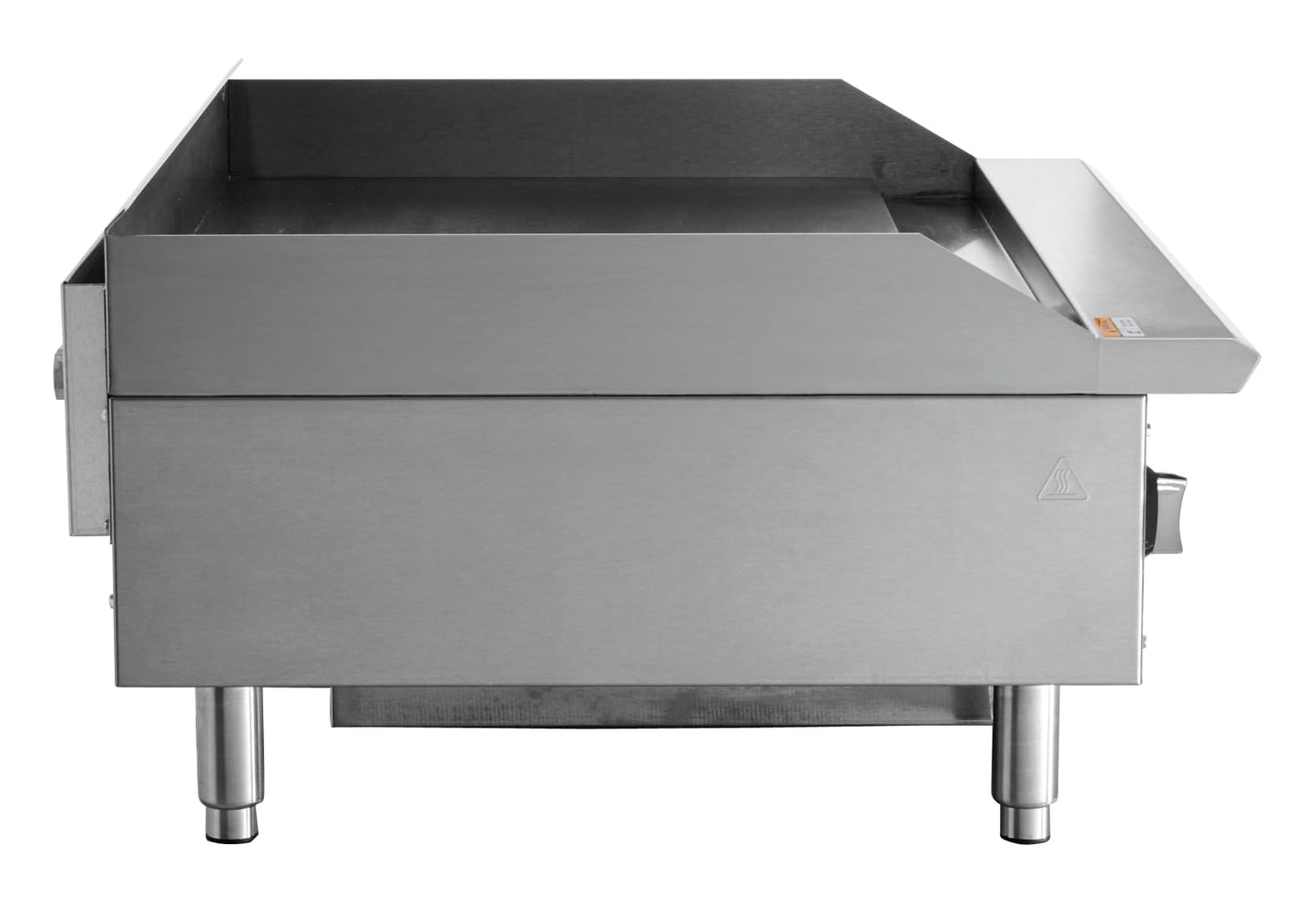 Kratos 36" Wide Commercial Countertop Griddle, Gas Hot Plate for Restaurants, Manual Controls, 3 Independent Burners, Powerful 90,000 BTU Output (29Y-005)
