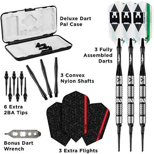Viper Element 90% Tungsten Soft Tip Darts with Storage/Travel Case, 18 Grams
