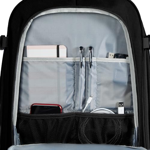 Amazon Basics Travel Backpack, Carry On Backpack, With Laptop Compartment, 40L Capacity, Expandable for 10% Extra Space, B...