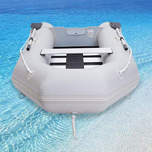 CO-Z 10 ft Inflatable Dinghy Boats with Aluminium Alloy Floor, 4 Person Portable Boat Raft, Inflatable Touring Kayak for A...