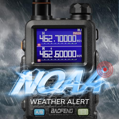 BAOFENG UV-5RM Plus 10W Dual Band Ham Radio Handheld, NOAA FM Airband Receiver, Long Range Two Way Radio with 8" & 15" AN...