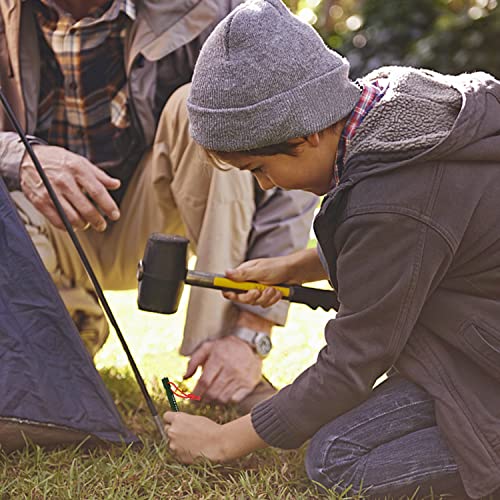 Gold Armour Tent Stakes - 12 Pack Heavy Duty, Lightweight, Camping Stakes Pegs for Outdoor Tent and Tarp, Essential Campin...