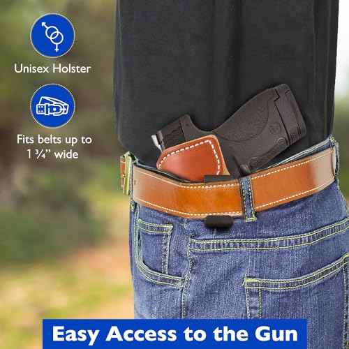 DeSantis Sof-Tuck - IWB Holster, Fits the KelTec P32/P3AT/RGR LCP/LCP II, Colt Mustang/Pony/Pocketlite, Taurus 738TCP/Spectrum, Springfield 911, SIG P238, Kimber Micro Carry 380 - Right Hand Draw, Tan