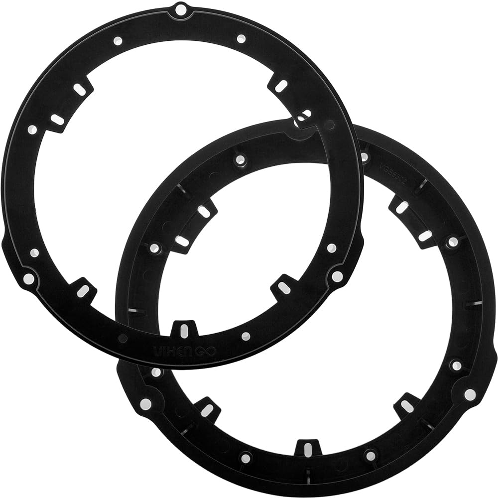 Kicker Speakers 6.5 Inch For Ford Bronco Sport 2021-2024 Upgrade Kit - 4 Pack Of Cs Series With Adapters And Harness, Coaxial 6