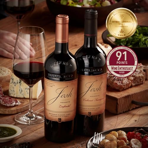 Josh Cellars Reserve Bourbon Barrel Aged Cabernet Sauvignon, California Red Wine, 750mL Bottle