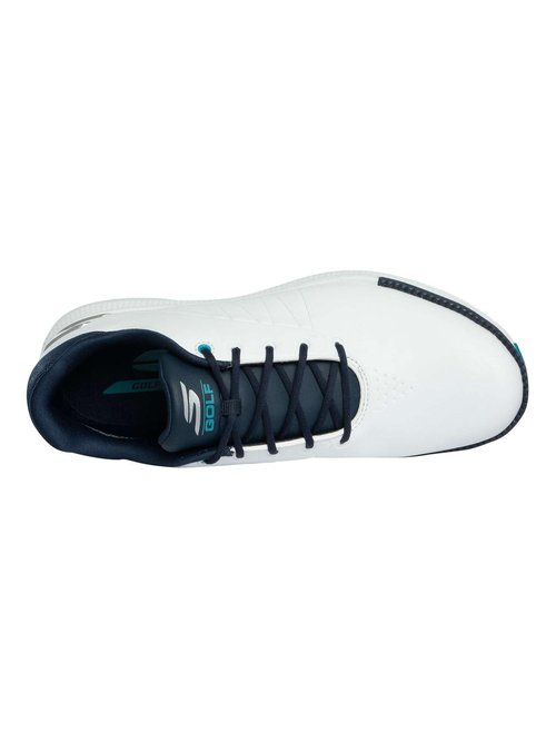 Skechers Tempo Spikeless Waterproof Lightweight Golf Shoe White/Navy/Blue
