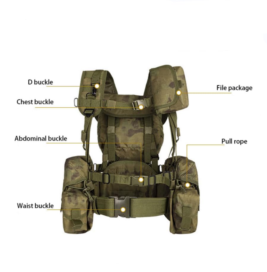 ACEXIER MOLLE System Durable Tactical Vest Bag Field Special Forces Multi-Color Training Tank Top Military Combat Vest Pouch