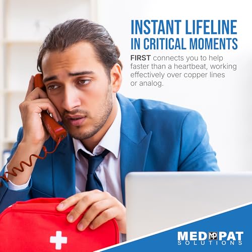Med-Pat FIRST by TAFEA Emergency One-Touch Dialer - Instant Lifeline - H.E.L.P. Technology Emergency Response - Patented E...