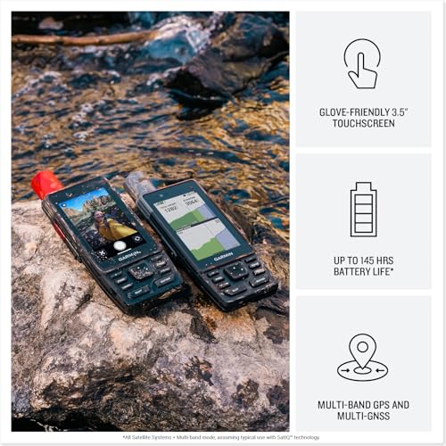 Garmin® GPSMAP® H1i Plus, Premium GPS Handheld Navigator with inReach® Plus Technology to Share Texts, Photos, Voice Memos...